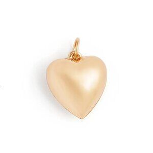 Vintage Puffy Heart 14k Gold Charm